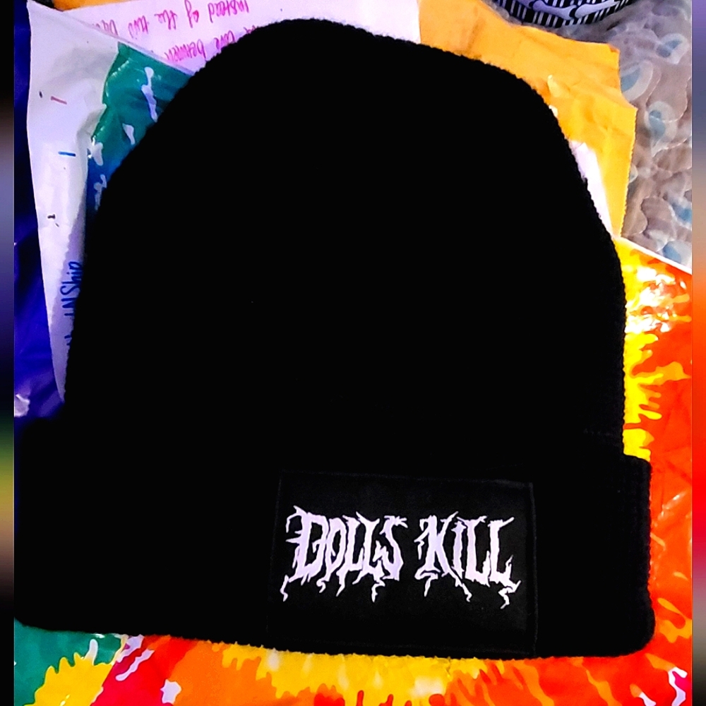 Dolls Kill Patch Beanie